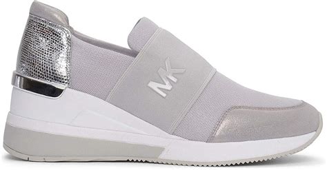 Michael Kors silver tennis shoes